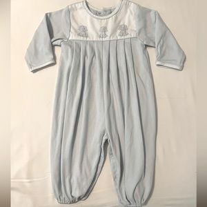 Auraluz Blue Knit Puppy Longall Size 6M